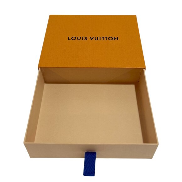 AUTHENTIC LOUIS VUITTON Gift box Drawer style Luxury Presentation Orange Blue - Picture 10 of 10